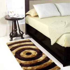 Brown Color Bedside Runner