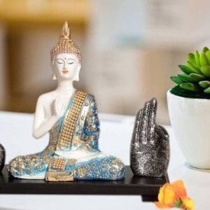 Buddha with Dhyan Mudra Hands