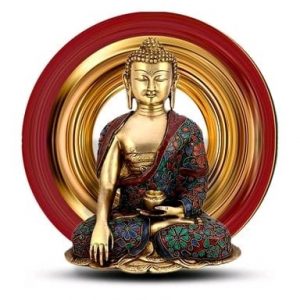 Gautam Buddha 3D Wall Sticker