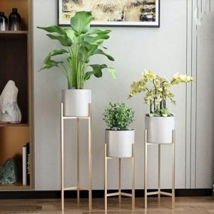 White Planters Set of 3