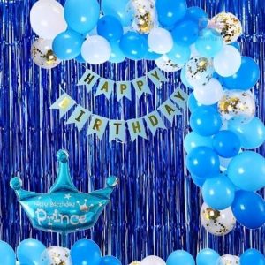 Crown birthday decoration kit