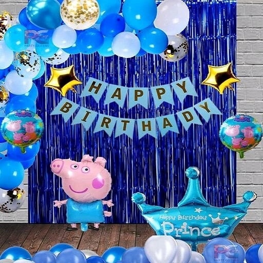 Peepa Pig Birthday Decoration Kit