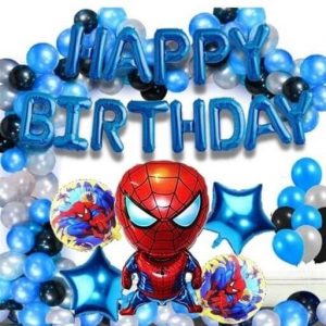 Spiderman Birthday Theme Decor Kit