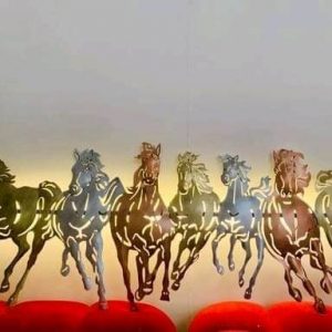 7 Running Horse Wall Art